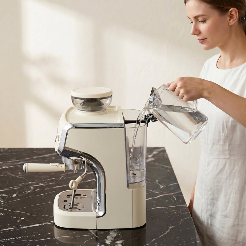 Coffee Machine Cream White - detail 6