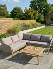 Sol corner garden sofa set arranged as an L shape