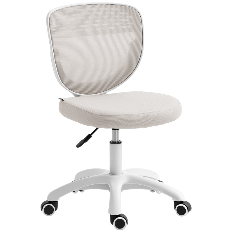 Compact Desk Chair for Small Bedrooms or Home Offices with Mesh Back