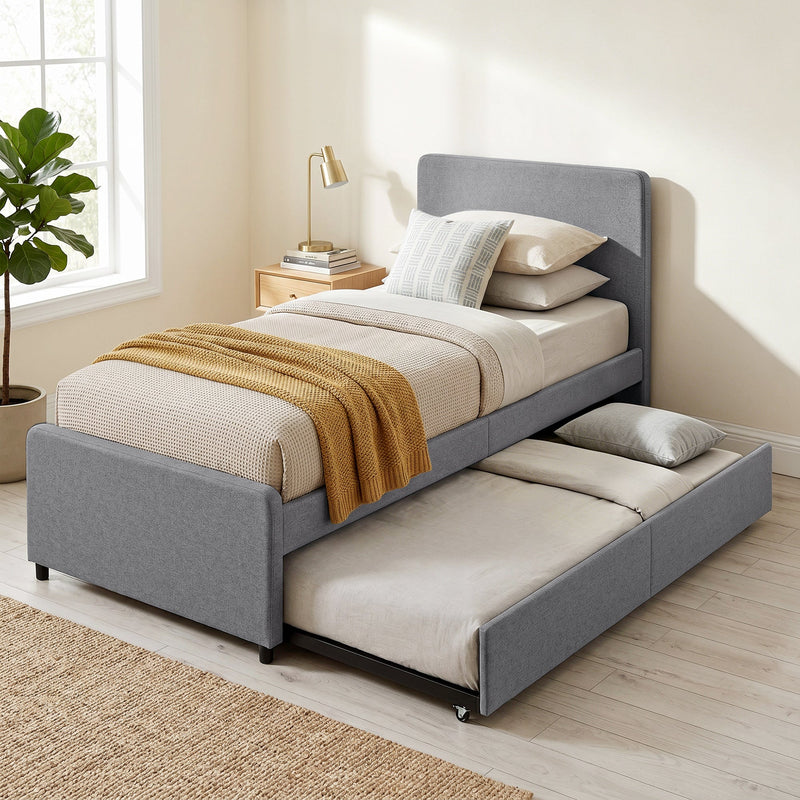 Pull-out guest bed frame - Dark Grey