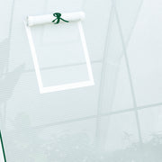 Walk In Tunnel Greenhouse With Screen Windows And Sandbags For Garden Growing White AOSOM