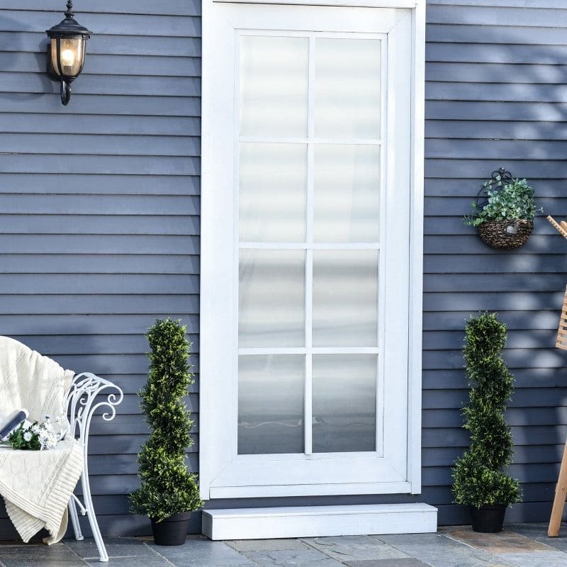 Set of 2 90cm Spiral Topiary Trees, Indoor/Outdoor