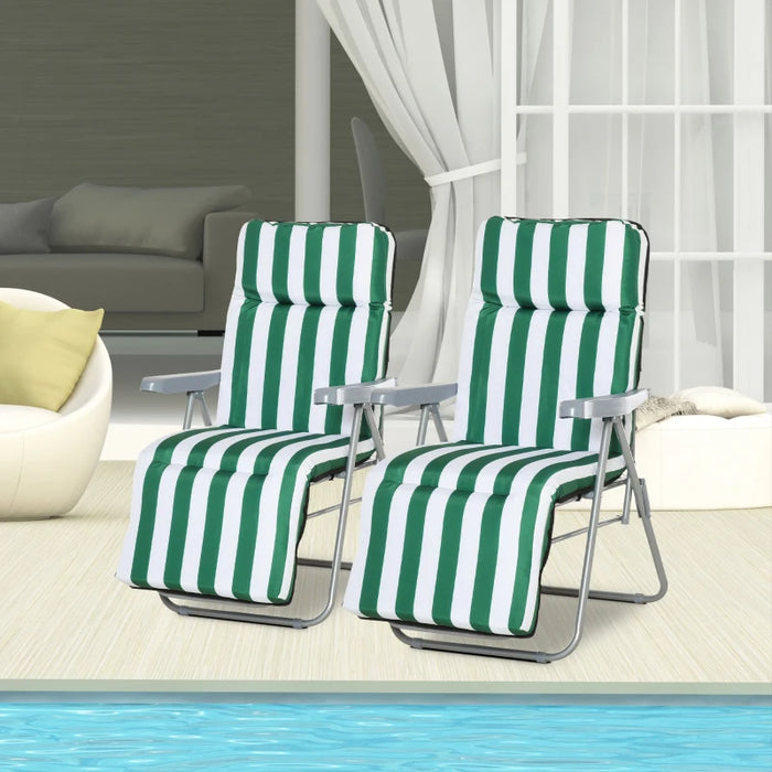 Set of 2 Sun Loungers