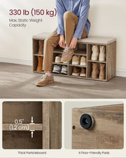 Shoe Bench For Hallway by Vasagle