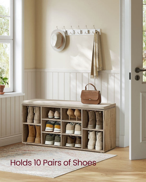 Image of a Shoe Bench For Hallway by Vasagle