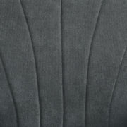 Upholstered Accent Armchair with High Back and Wood Legs Ideal for Living Room Grey