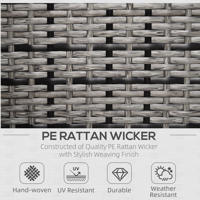 Single Rattan Garden Armchair With Cushion