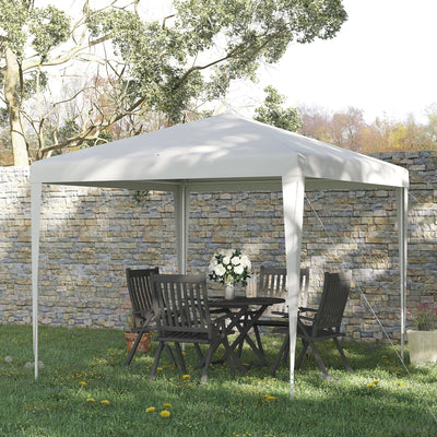 Small Gazebo For Garden (2.7m x 2.7m) Outsunny
