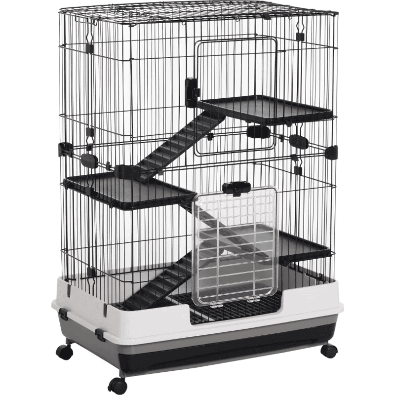 3-Tier Small Animal Cage With Wheels
