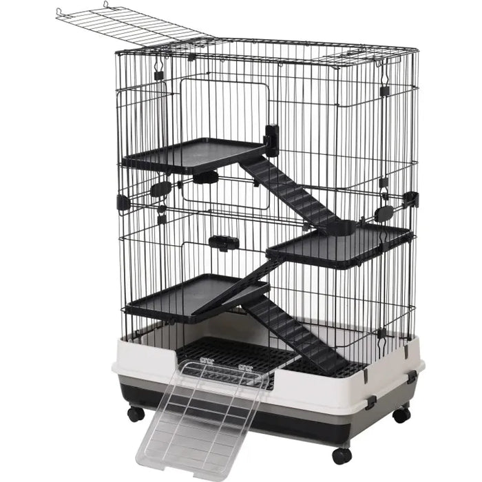 3-Tier Small Animal Cage With Wheels