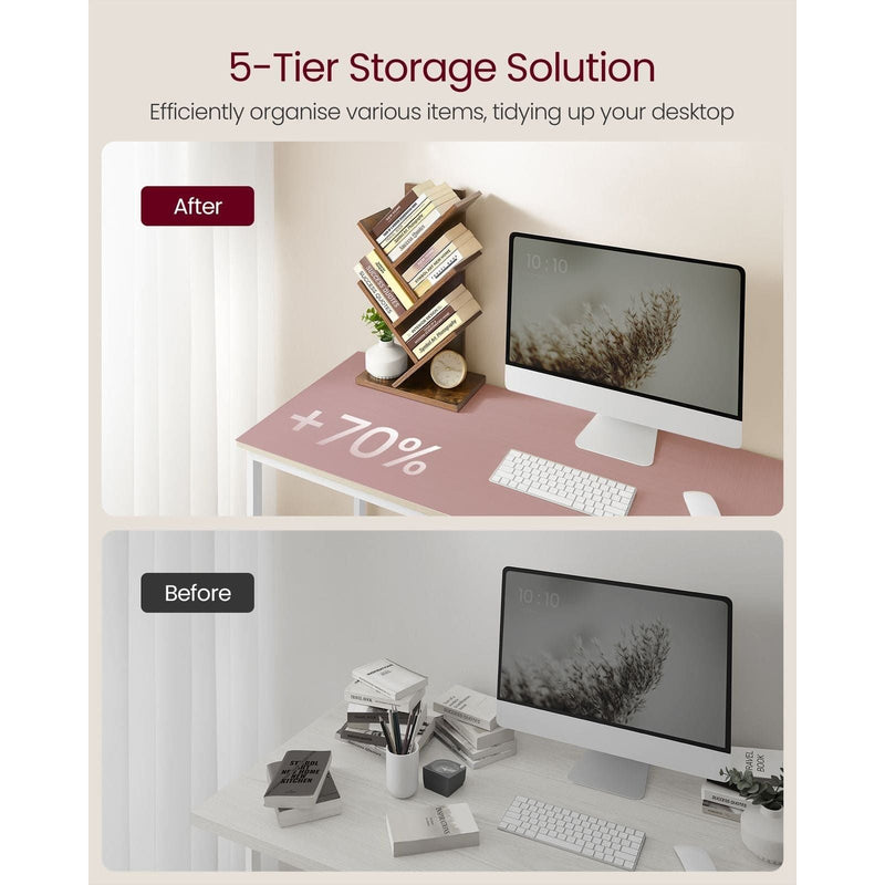 Vasagle Small Industrial 5 Tier Tree Book Case