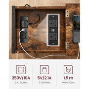 Vasagle Sofa Table With Charging Station