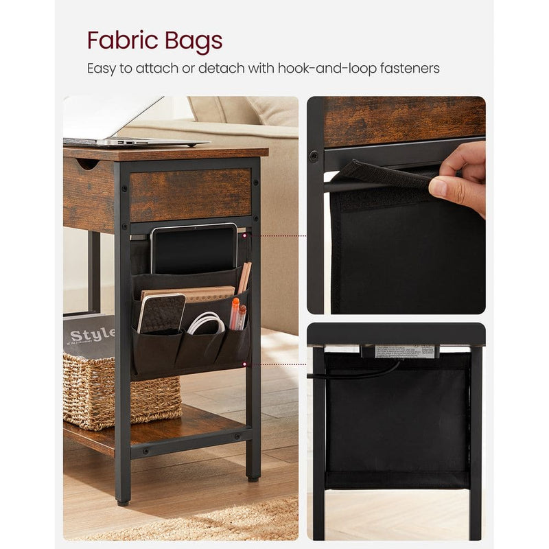 Vasagle Sofa Table With Charging Station