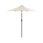 Image of a Beige 2m Garden Parasol With a Crank Handle