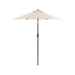 Image of a Beige 2m Garden Parasol With a Crank Handle