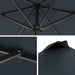 Image of a Grey 2m Garden Parasol