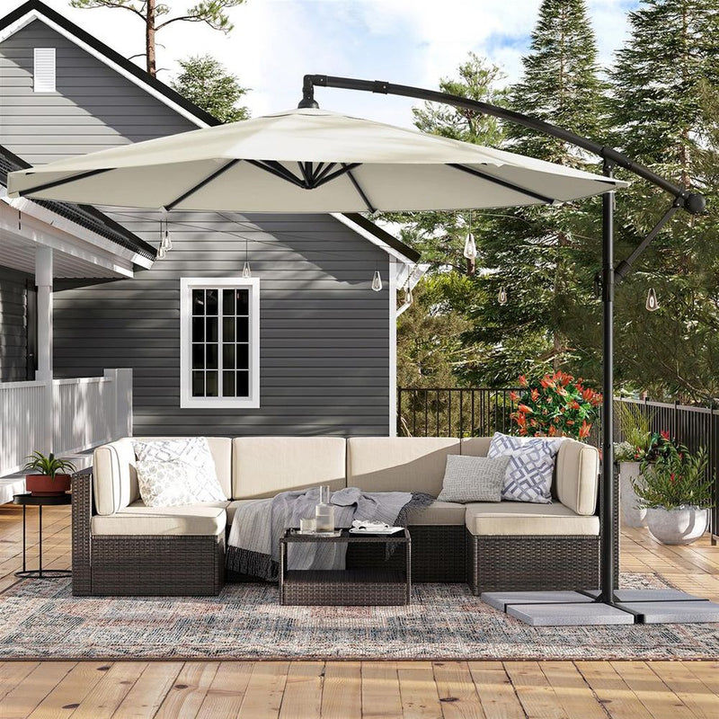 Songmics 3 Metre Cantilever Garden Parasol