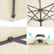 Image of a Beige 3m Garden Umbrella 