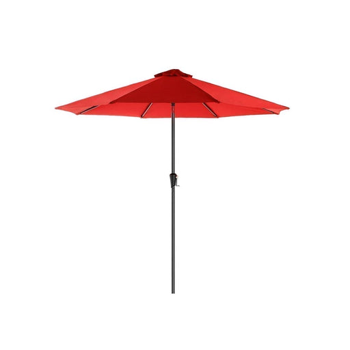 Image of a Red 3m Garden Umbrella 