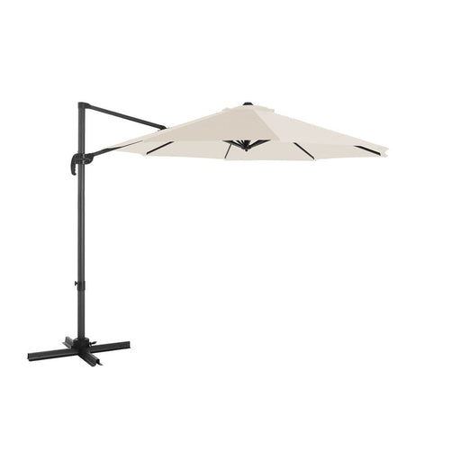 Image of a beige 3m Patio Cantilever Umbrella