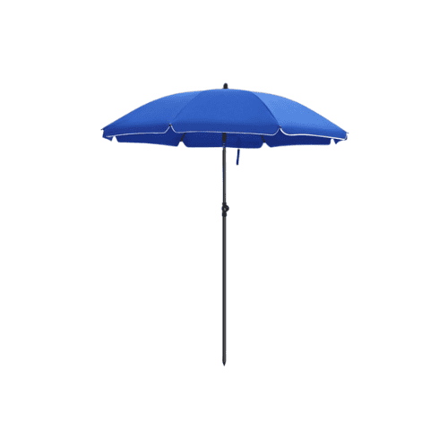 Image of a Blue Beach Umbrella With Bag (UPF 50+)