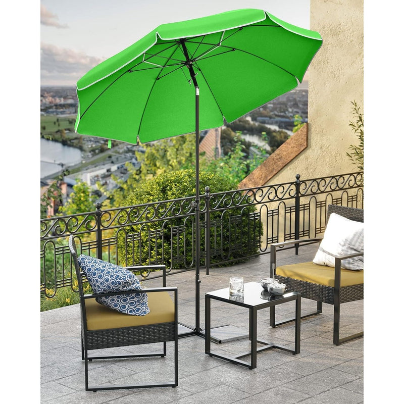 Image of a Green Beach Umbrella With Bag (UPF 50+)