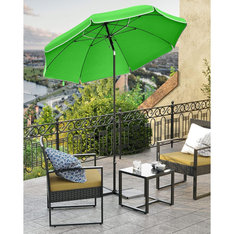 Image of a Green Beach Umbrella (UPF 50+)