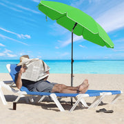 Image of a Green Beach Umbrella With Bag (UPF 50+)