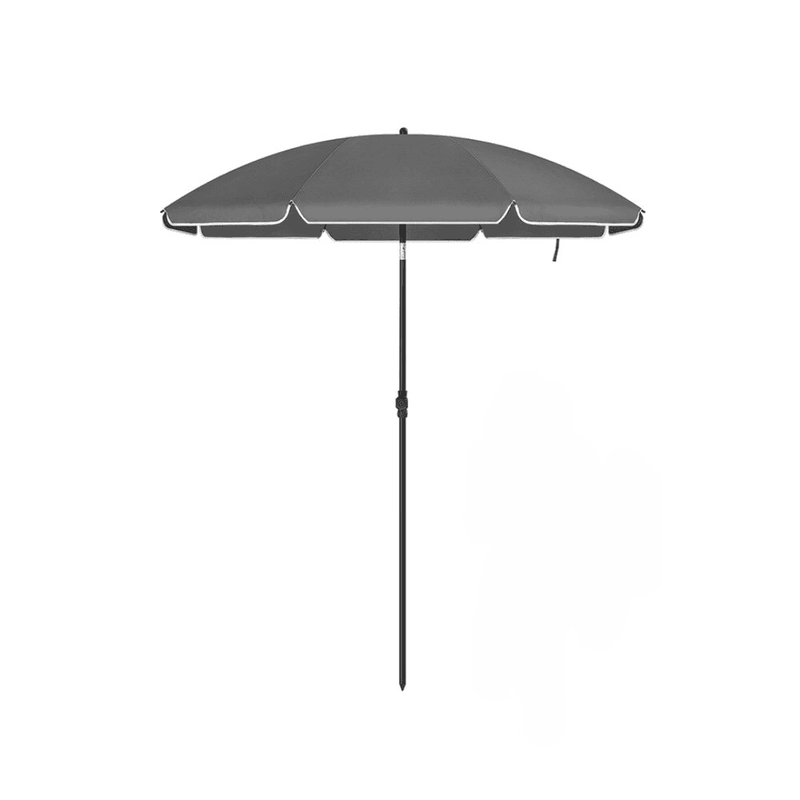 Image of a Grey Beach Umbrella With Bag (UPF 50+)