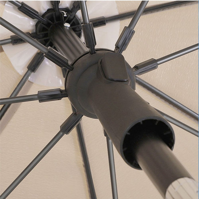 Image of a Beige Beach Umbrella (UPF 50+)