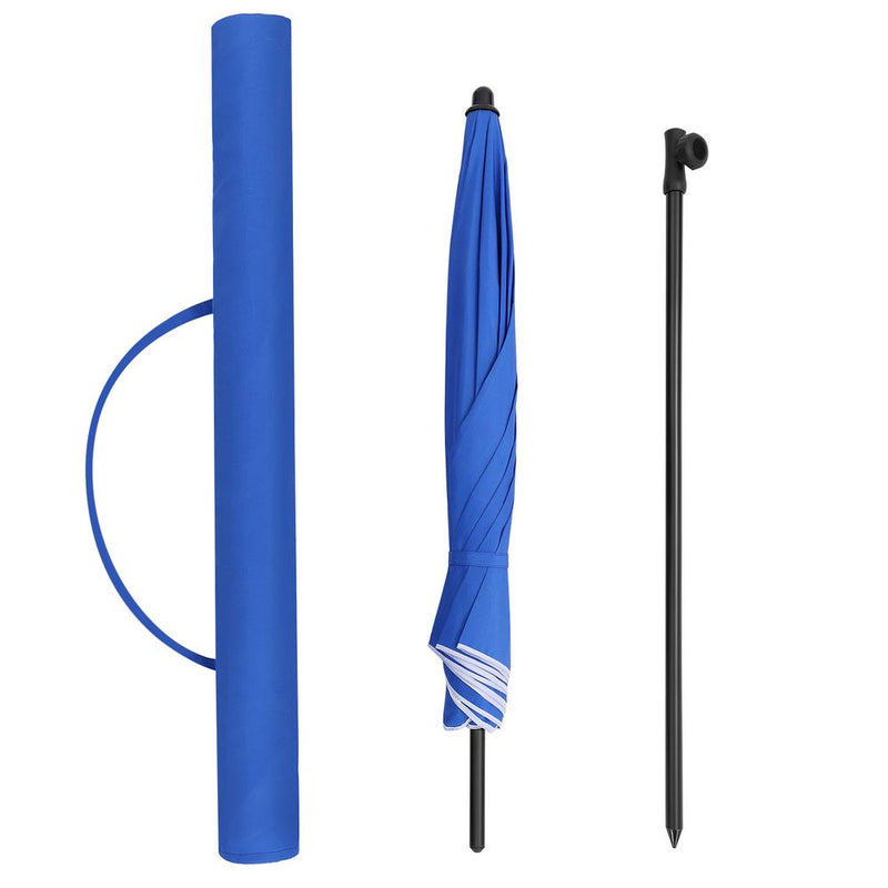 Image of a Blue Beach Umbrella (UPF 50+)