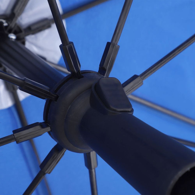 Image of a Blue Beach Umbrella (UPF 50+)