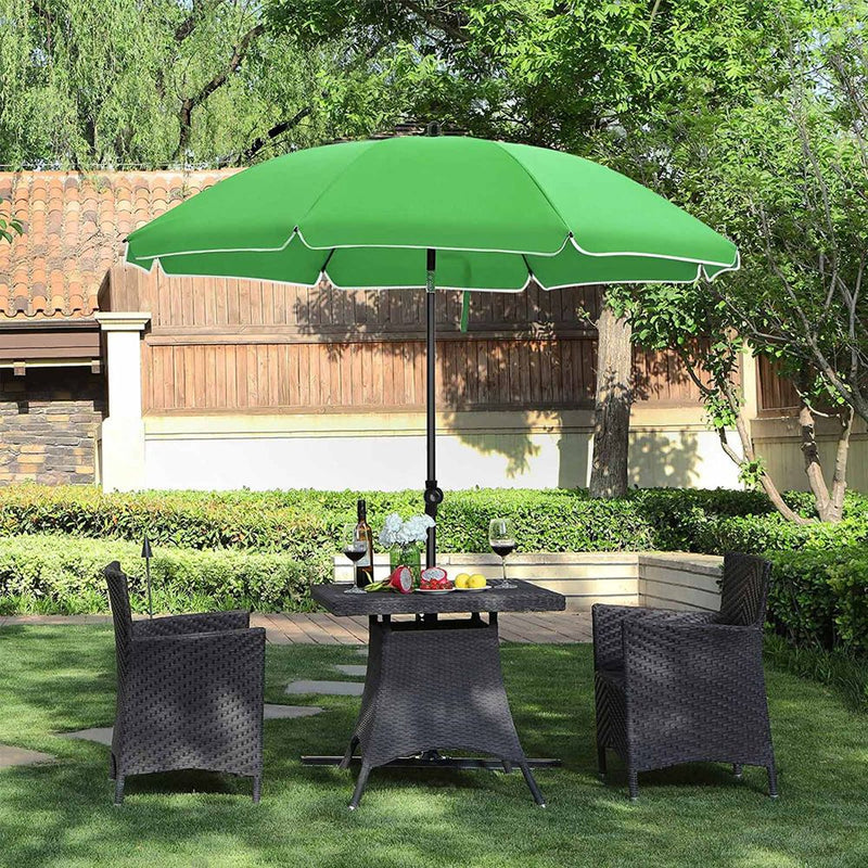 Image of a Green Beach Umbrella (UPF 50+)