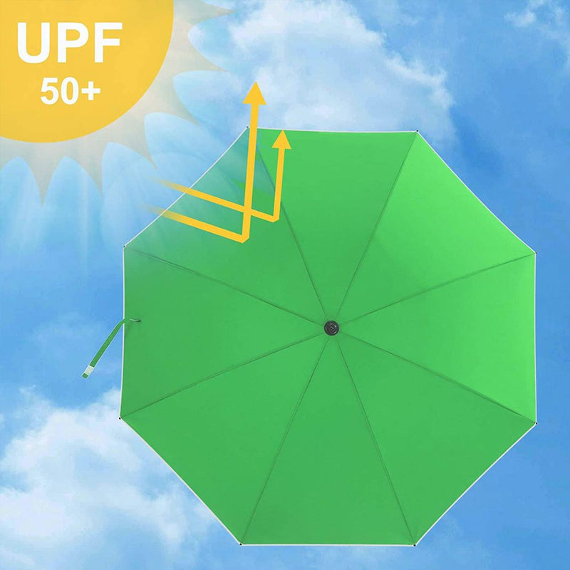 Image of a Green Beach Umbrella (UPF 50+)