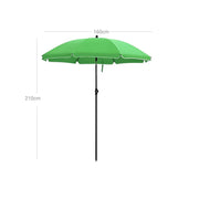 Image of a Green Beach Umbrella (UPF 50+)