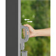 Grey Retractable Side Awning Songmics