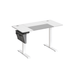 Image of a Songmics White Height Adjustable Desk Width 60 cm by Length 140cm