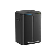 Image of a Black Songmics Double Kitchen Bin.