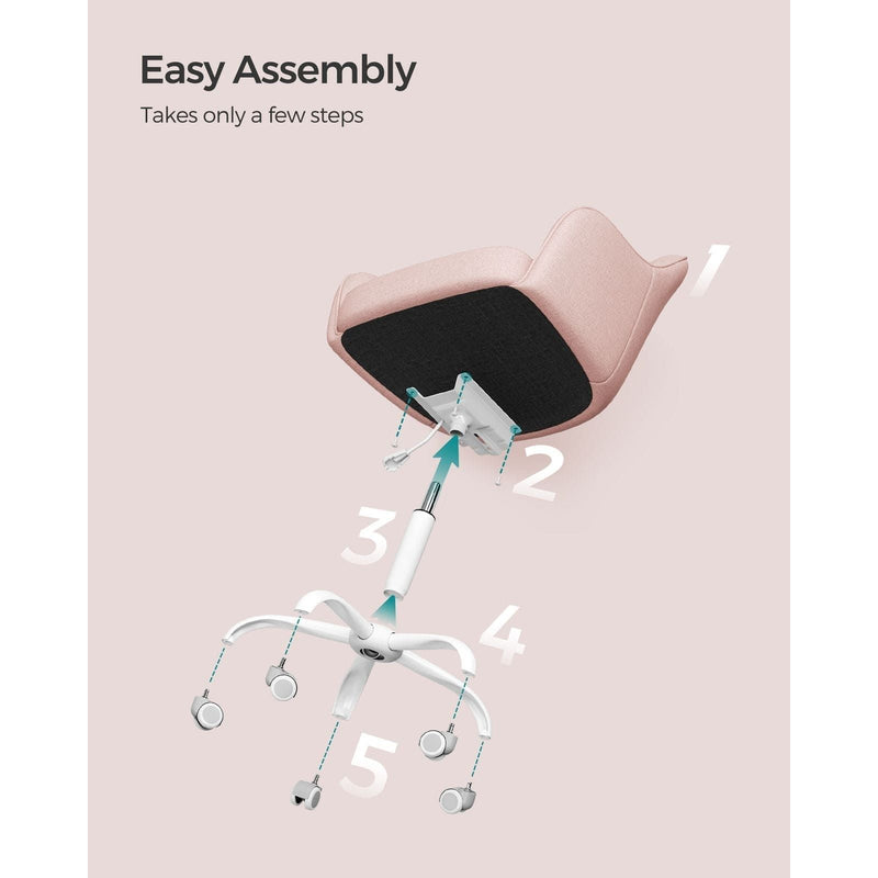 Pink Office Chair With Wheels