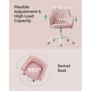 Pink Office Chair With Wheels