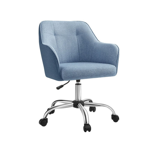 Blue Modern Office Chair With Wheels