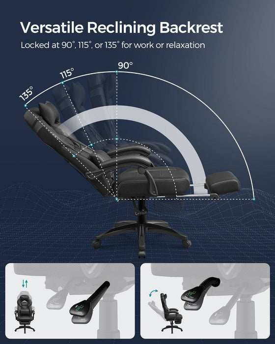 Image of a Black Office Racing Chair