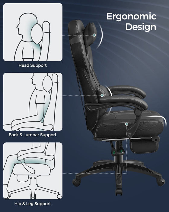 Image of a Black Office Racing Chair