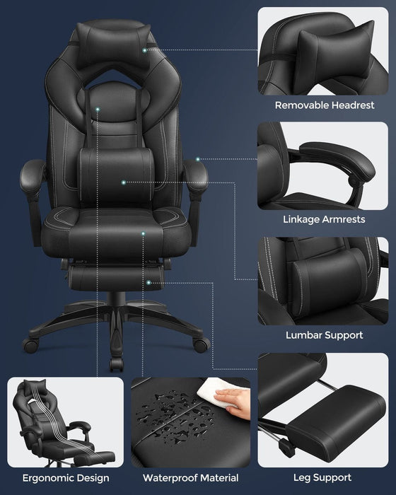 Image of a Black Office Racing Chair