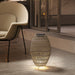 Grey Rattan Solar Garden Lantern IP44 Waterproof Auto On Off Light by Outsunny