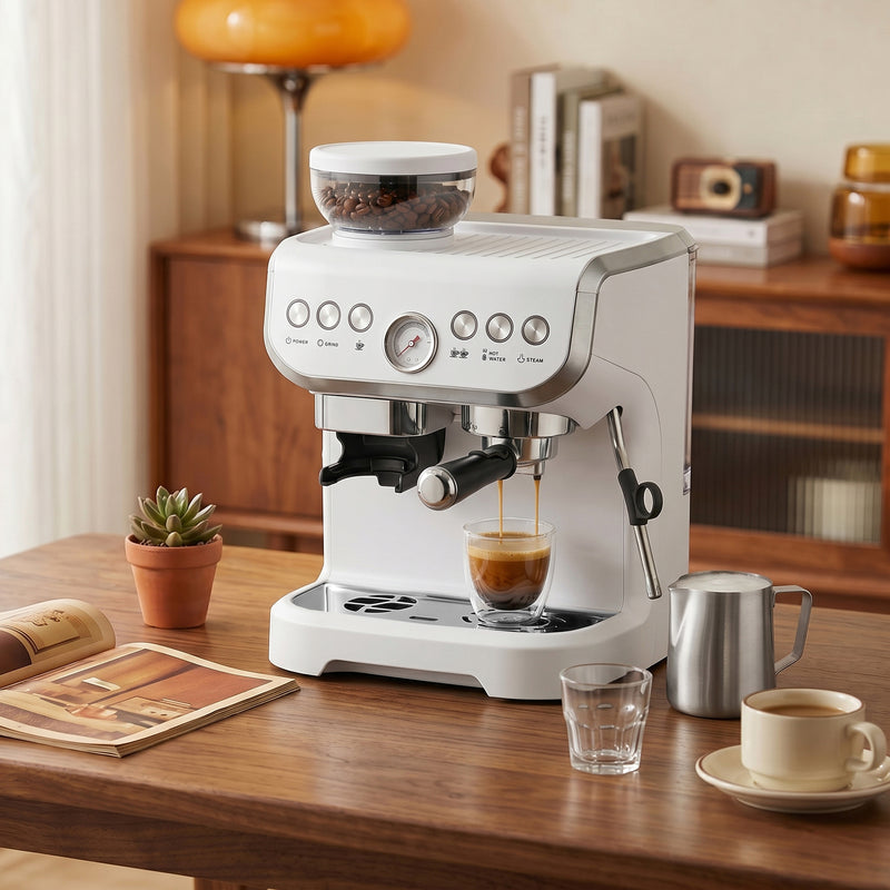 Bean to Cup Coffee Machine for Barista-Style Espresso and Lattes at Home