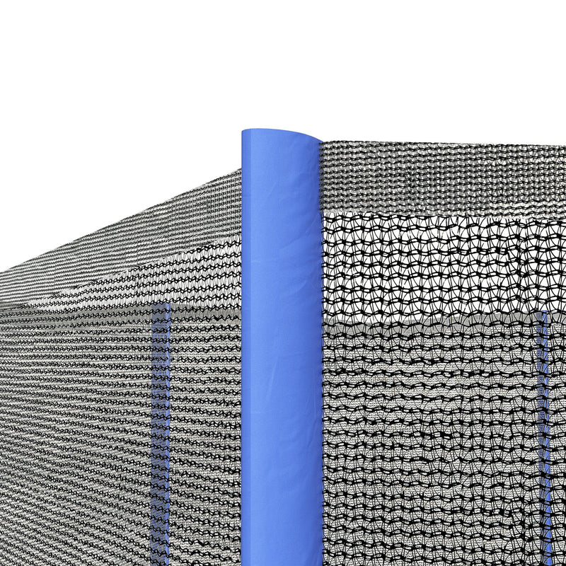10ft Trampoline Net Replacement with Zipped Entrance and Pole Covers Blue by SPORTNOW AOSOM