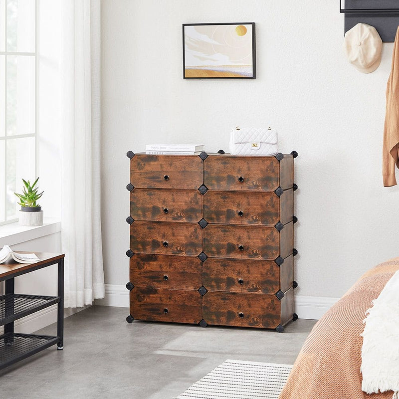 Stackable Shoe Storage Boxes by Songmics