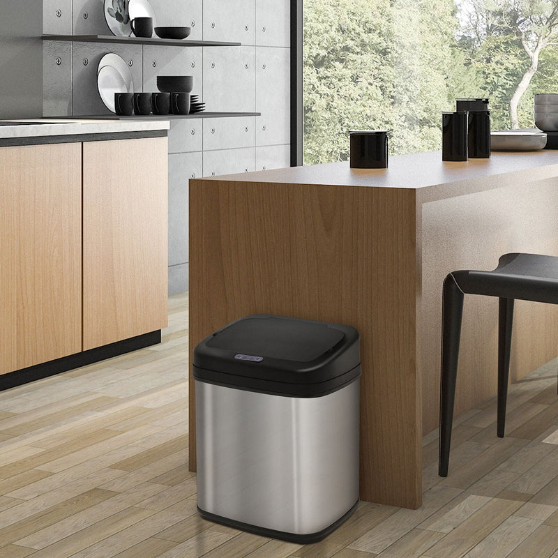 Stainless Steel Automatic Sensor Dustbin, 33x25x42.5cm, 20L