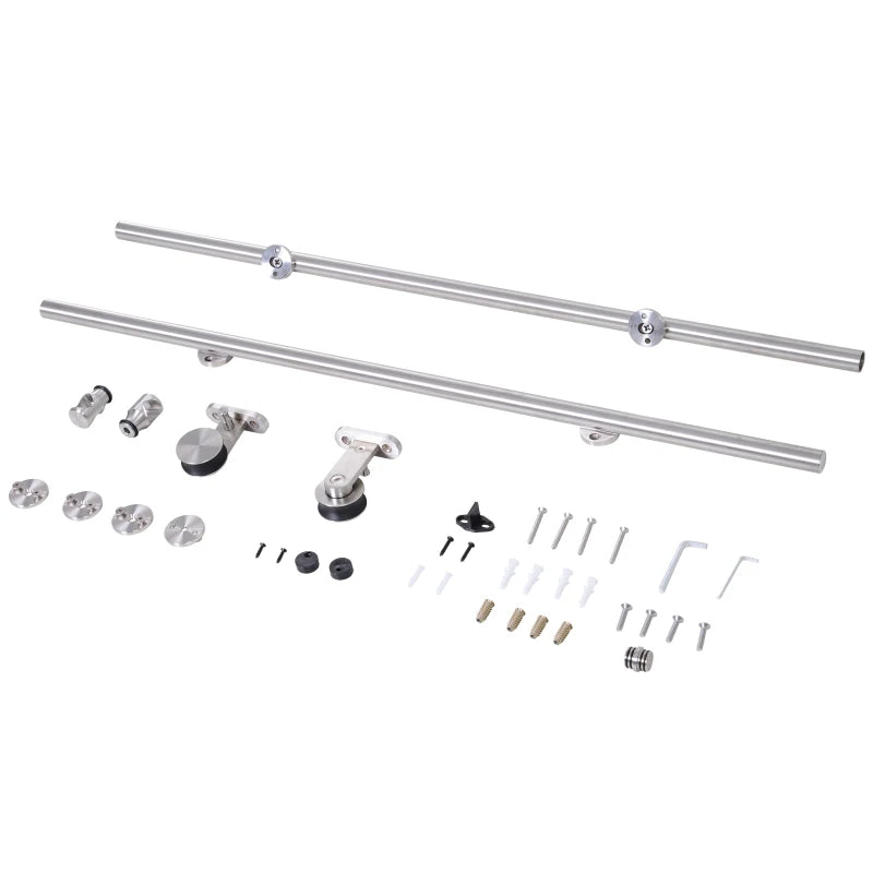 Stainless Steel Sliding Door Kit, 35-45mm